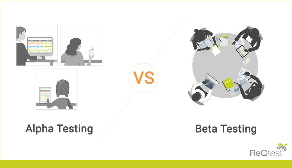 Alpha vs beta testing